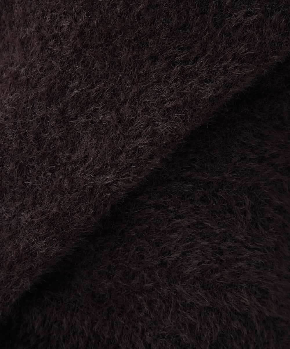 K2FLA21044 a.v.v(アー・ヴェ・ヴェ) フェザーヤーンVネックニット ラベンダー