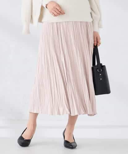 K2HBD17059 a.v.v 【洗える】フェイクスエードランダムプリーツスカート