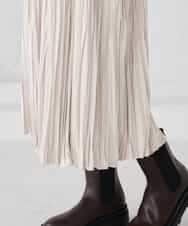 K2HBD17059 a.v.v(アー・ヴェ・ヴェ) 【洗える】フェイクスエードランダムプリーツスカート ピンク