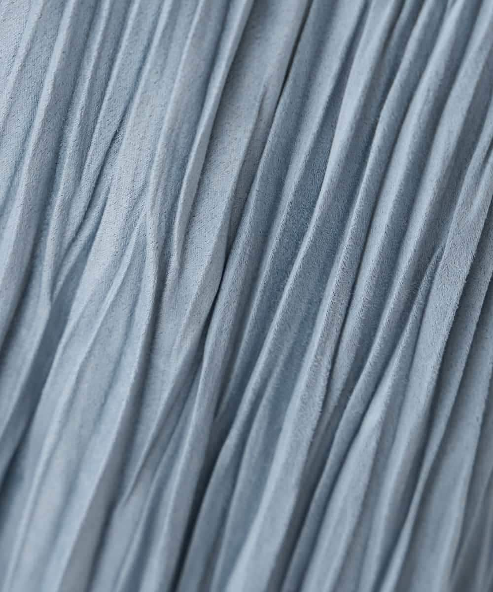 K2HBD17059 a.v.v(アー・ヴェ・ヴェ) 【洗える】フェイクスエードランダムプリーツスカート ピンク