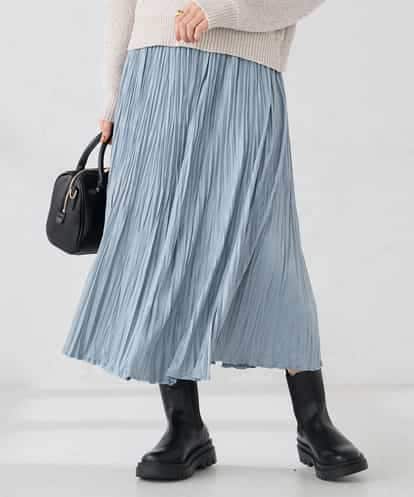 K2HBD17059 a.v.v 【洗える】フェイクスエードランダムプリーツスカート