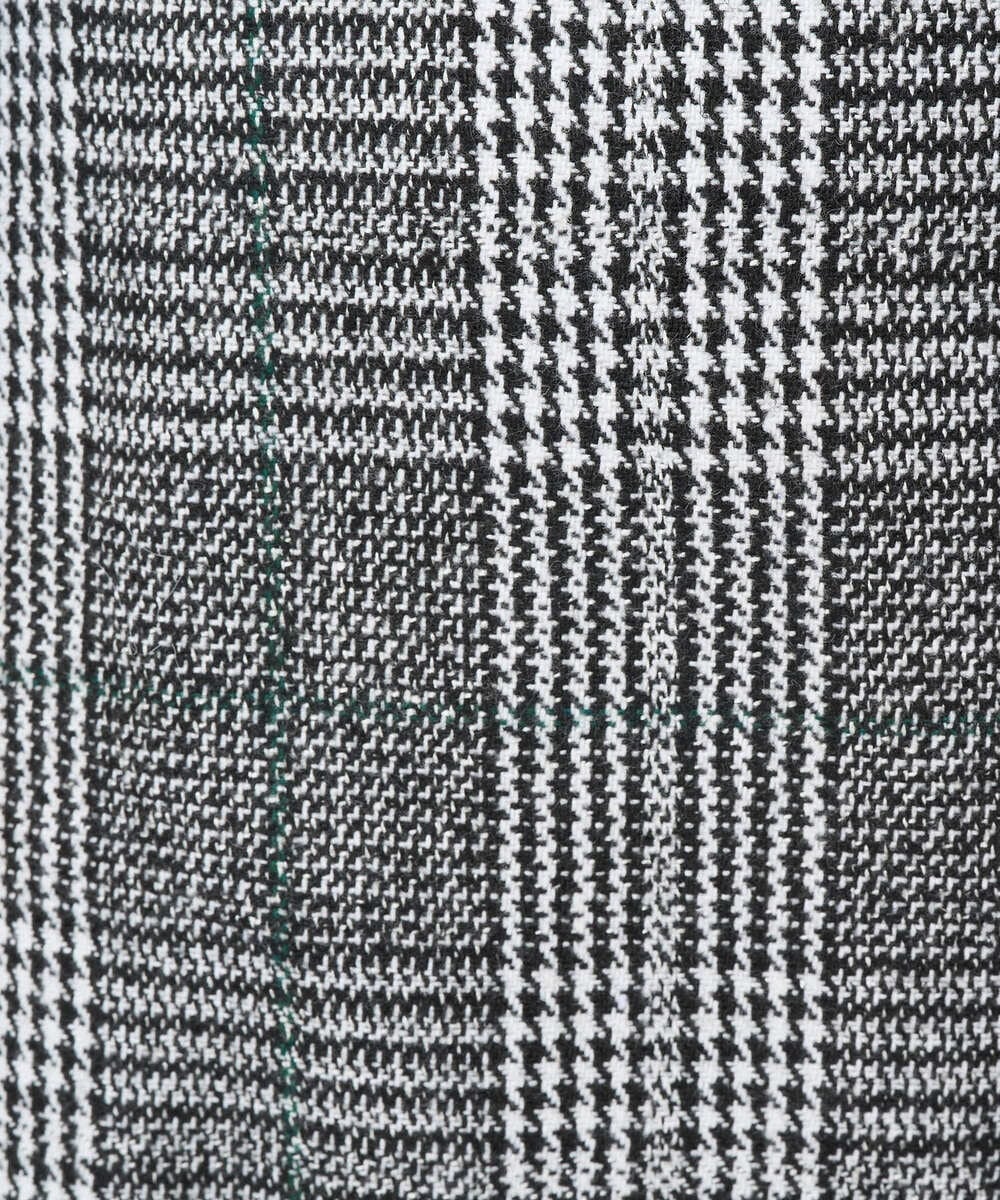 K2HBD19059 a.v.v(アー・ヴェ・ヴェ) チェック柄フレアスカート ブラック