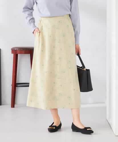 K2HDD07054 a.v.v フラワープリントマーメイドスカート