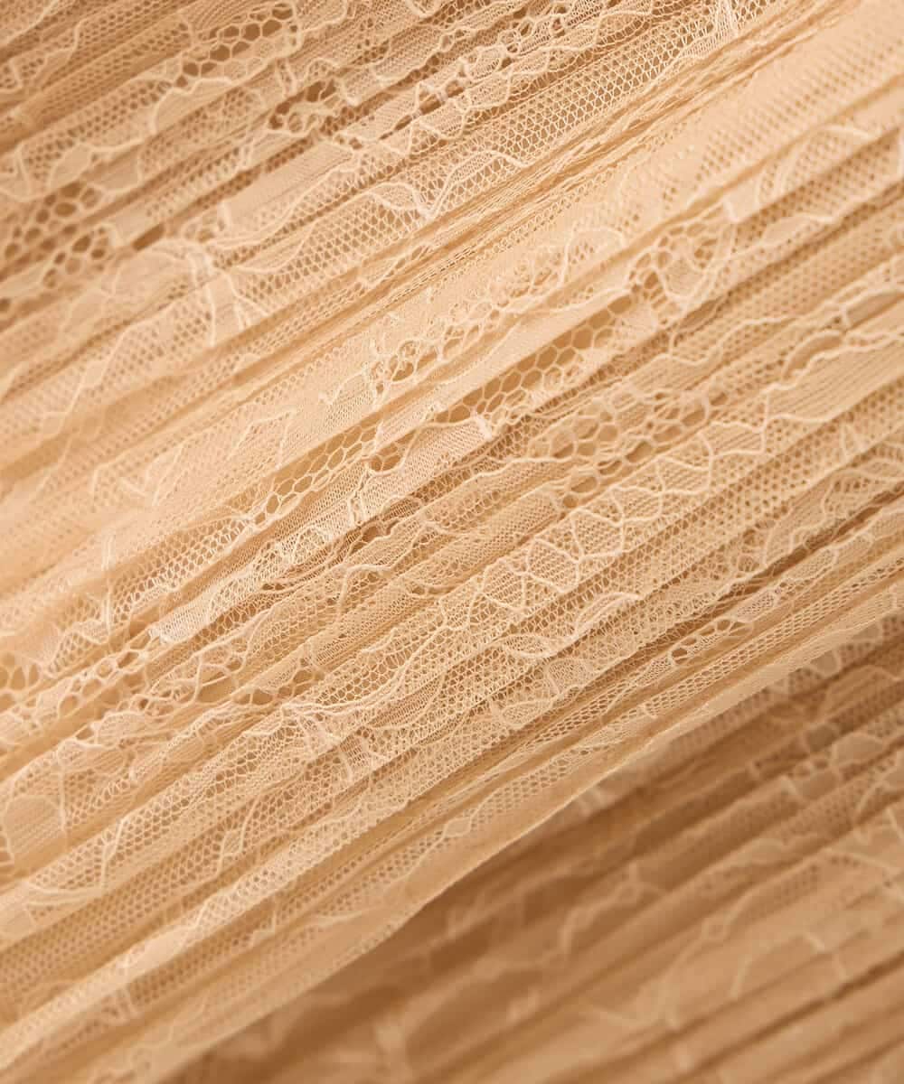 K2HDD08064 a.v.v(アー・ヴェ・ヴェ) レースプリーツスカート オレンジ