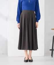 K2HDD09049 a.v.v(アー・ヴェ・ヴェ) 落ち感フレアスカート ライトイエロー