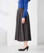 K2HDD09049 a.v.v(アー・ヴェ・ヴェ) 落ち感フレアスカート ライトイエロー