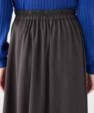 K2HDD09049 a.v.v(アー・ヴェ・ヴェ) 落ち感フレアスカート ライトイエロー