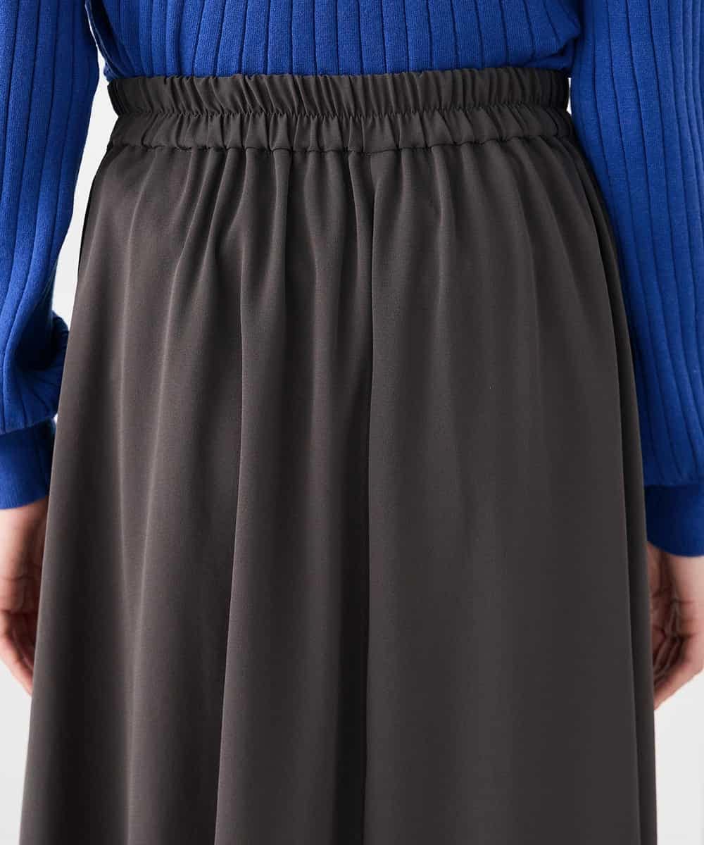 K2HDD09049 a.v.v(アー・ヴェ・ヴェ) 落ち感フレアスカート ライトイエロー