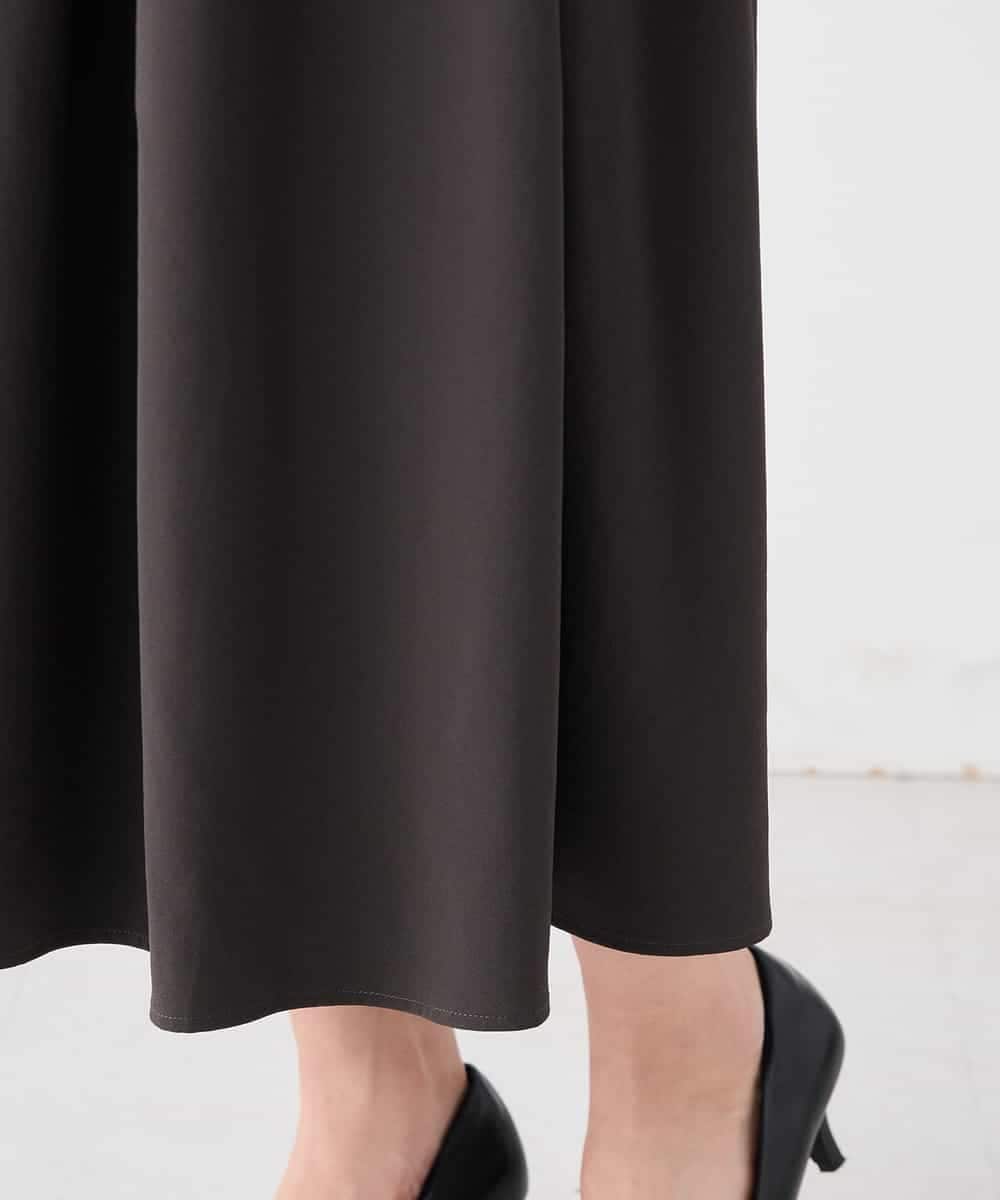 K2HDD09049 a.v.v(アー・ヴェ・ヴェ) 落ち感フレアスカート ライトイエロー