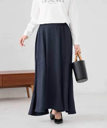 K2HDD11059 a.v.v サテンマーメイドフレアスカート