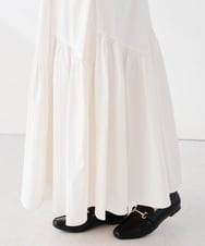 K2HDD12059 a.v.v(アー・ヴェ・ヴェ) ナイロン切替スカート ホワイト