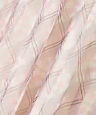 K2HDD23064 a.v.v(アー・ヴェ・ヴェ) チェック柄チュールスカート ピンク