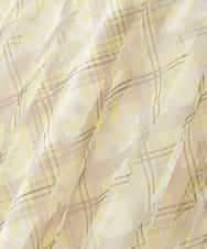 K2HDD23064 a.v.v(アー・ヴェ・ヴェ) チェック柄チュールスカート ピンク