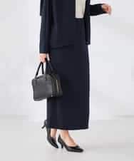 K2HED35049 a.v.v(アー・ヴェ・ヴェ) ダンボールナロースカート サックス