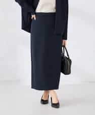 K2HED35049 a.v.v(アー・ヴェ・ヴェ) ダンボールナロースカート サックス