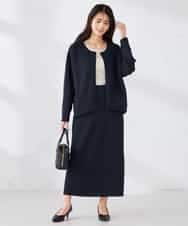 K2HED35049 a.v.v(アー・ヴェ・ヴェ) ダンボールナロースカート サックス