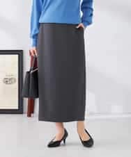 K2HED35049 a.v.v(アー・ヴェ・ヴェ) ダンボールナロースカート サックス