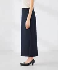 K2HED35049 a.v.v(アー・ヴェ・ヴェ) ダンボールナロースカート サックス