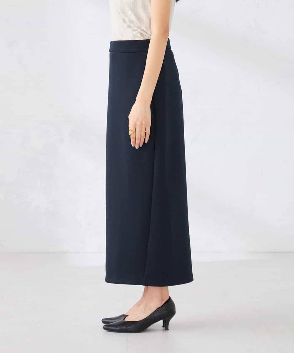 K2HED35049 a.v.v(アー・ヴェ・ヴェ) ダンボールナロースカート サックス