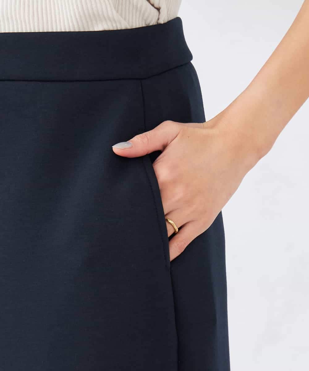 K2HED35049 a.v.v(アー・ヴェ・ヴェ) ダンボールナロースカート サックス