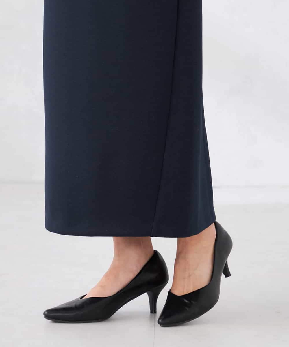 K2HED35049 a.v.v(アー・ヴェ・ヴェ) ダンボールナロースカート サックス