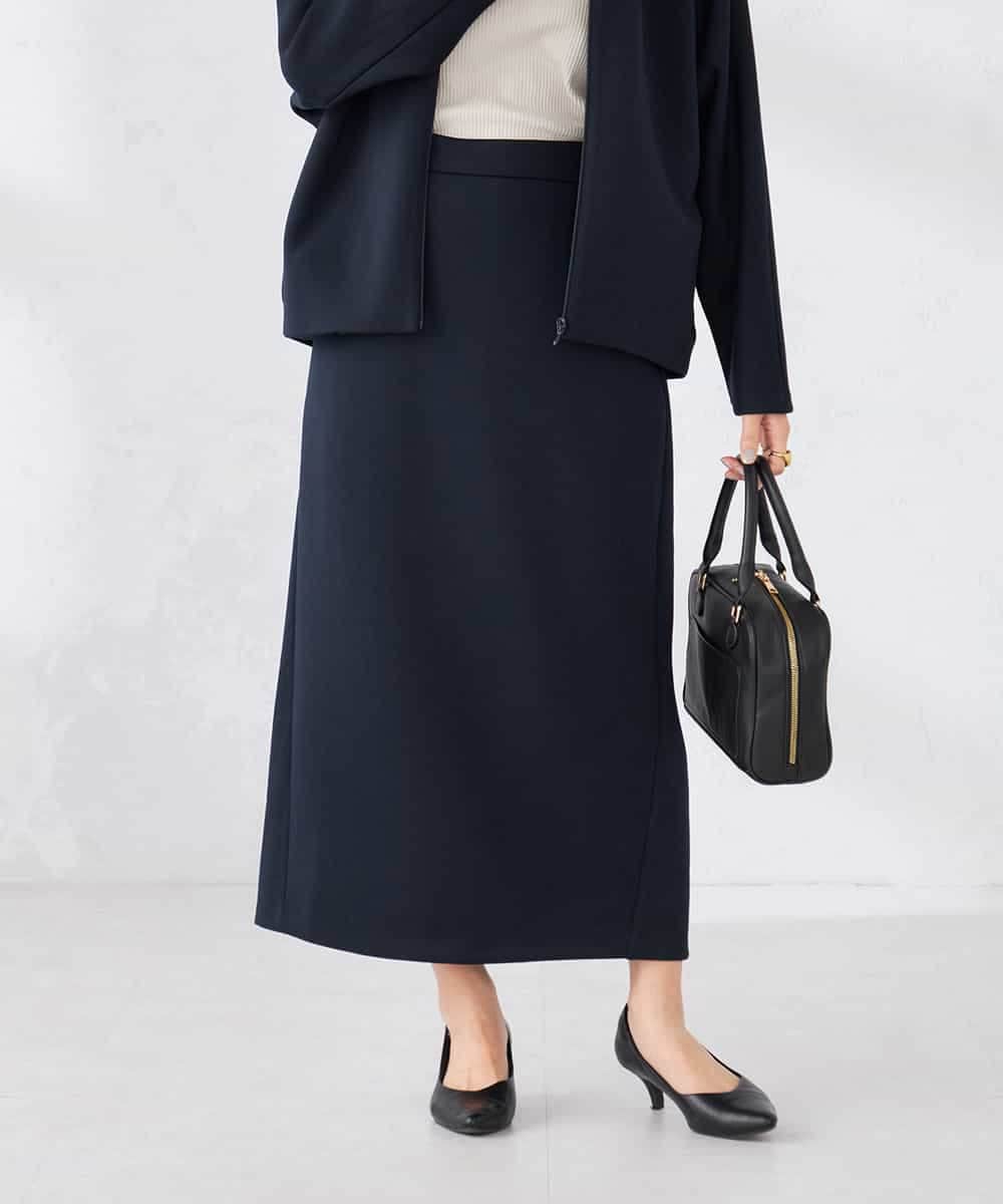 K2HED35049 a.v.v(アー・ヴェ・ヴェ) ダンボールナロースカート ネイビー