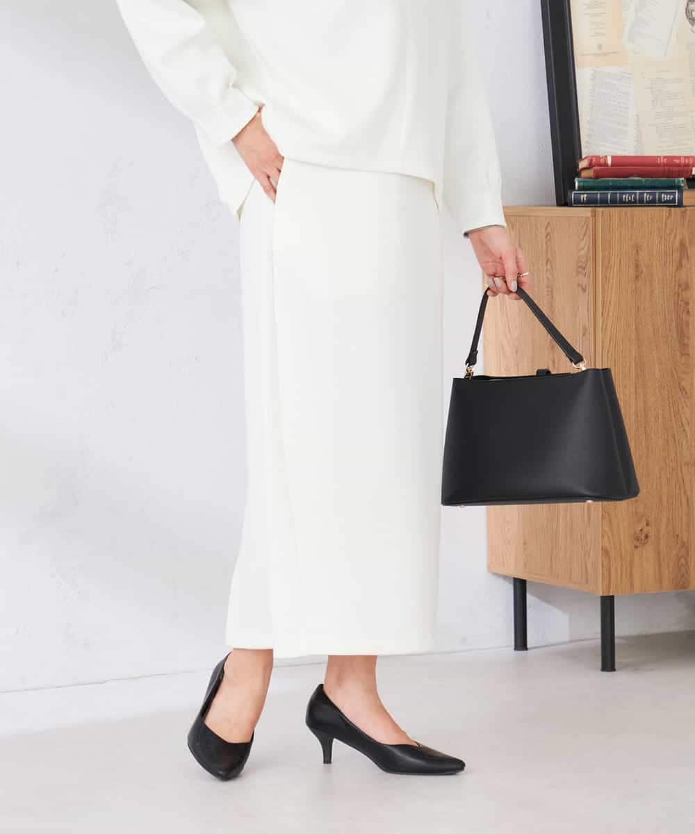 K2HED35049 a.v.v(アー・ヴェ・ヴェ) ダンボールナロースカート アイボリー