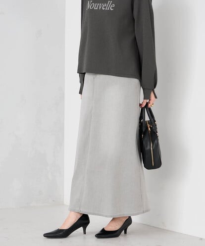 K2HFD02059 a.v.v Aラインデニムスカート