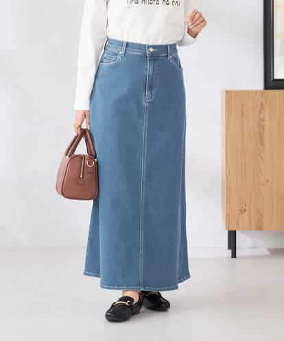 K2HFD02059 a.v.v Aラインデニムスカート