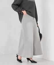 K2HFD02059 a.v.v(アー・ヴェ・ヴェ) Aラインデニムスカート ブルー