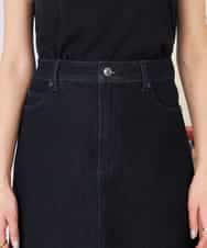 K2HFD02059 a.v.v(アー・ヴェ・ヴェ) Aラインデニムスカート ブルー