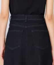 K2HFD02059 a.v.v(アー・ヴェ・ヴェ) Aラインデニムスカート ブルー