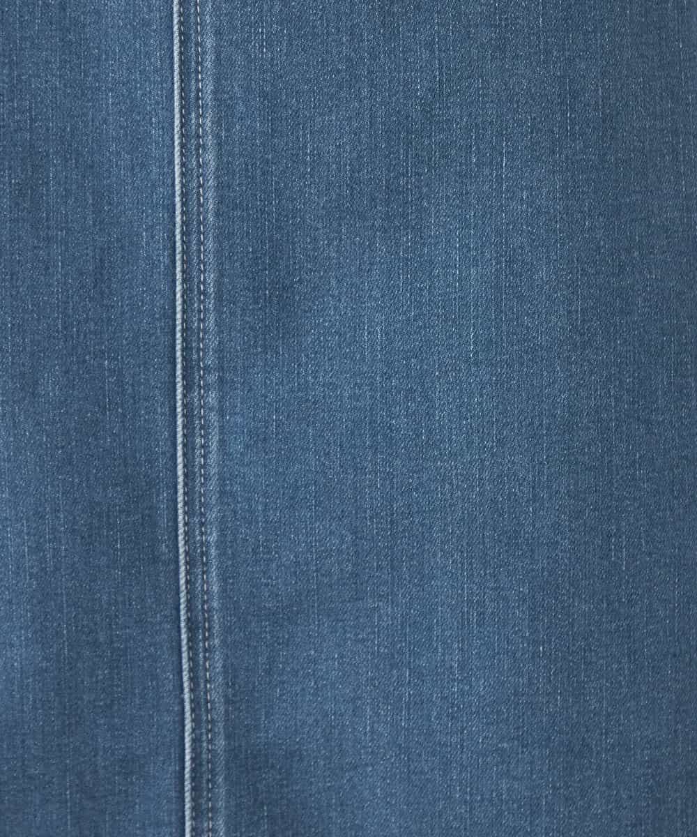 K2HFD02059 a.v.v(アー・ヴェ・ヴェ) Aラインデニムスカート ブルー