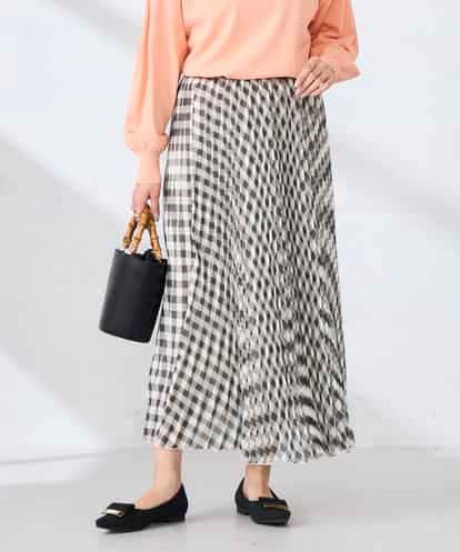 K2HFD20059 a.v.v ギンガムチェックプリーツスカート