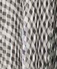 K2HFD20059 a.v.v(アー・ヴェ・ヴェ) ギンガムチェックプリーツスカート ブラック