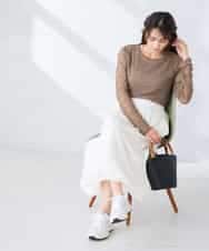 K2HFD21059 a.v.v(アー・ヴェ・ヴェ) バルーンスカート ホワイト