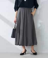 K2HFD21059 a.v.v(アー・ヴェ・ヴェ) バルーンスカート ホワイト