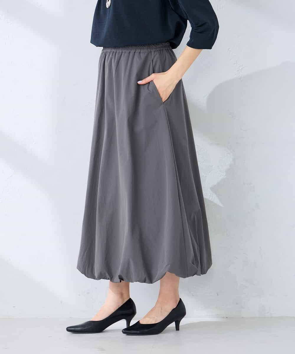 K2HFD21059 a.v.v(アー・ヴェ・ヴェ) バルーンスカート ホワイト