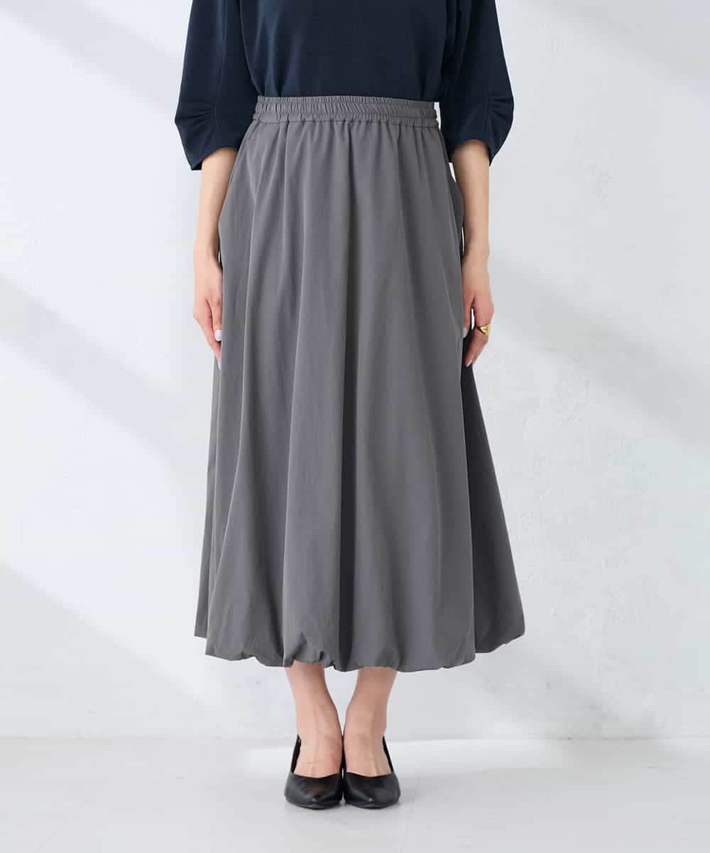 K2HFD21059 a.v.v(アー・ヴェ・ヴェ) バルーンスカート ホワイト