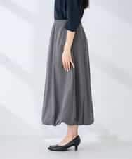 K2HFD21059 a.v.v(アー・ヴェ・ヴェ) バルーンスカート ホワイト