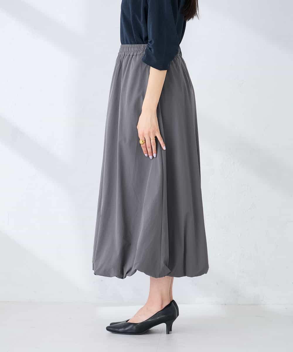 K2HFD21059 a.v.v(アー・ヴェ・ヴェ) バルーンスカート ホワイト