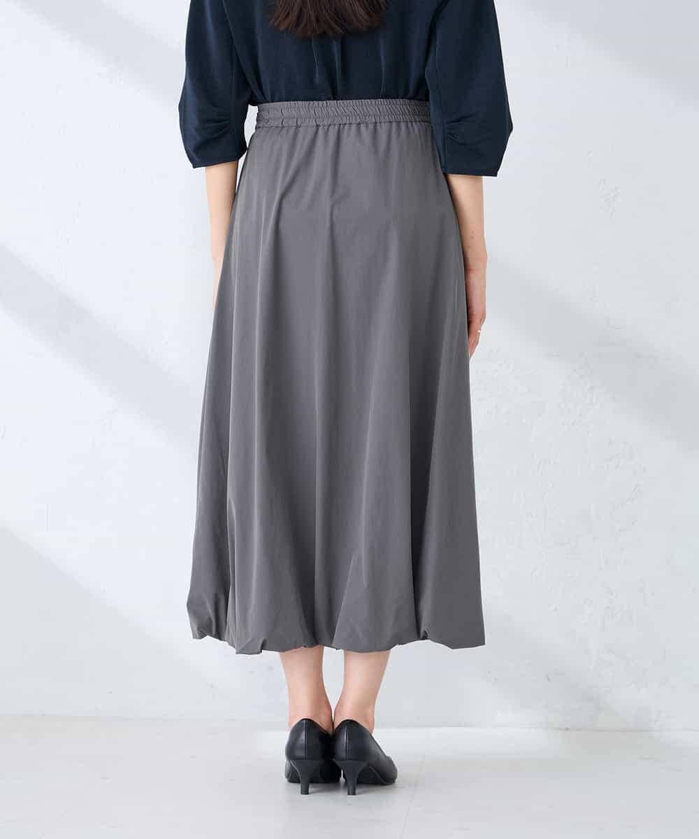 K2HFD21059 a.v.v(アー・ヴェ・ヴェ) バルーンスカート ホワイト