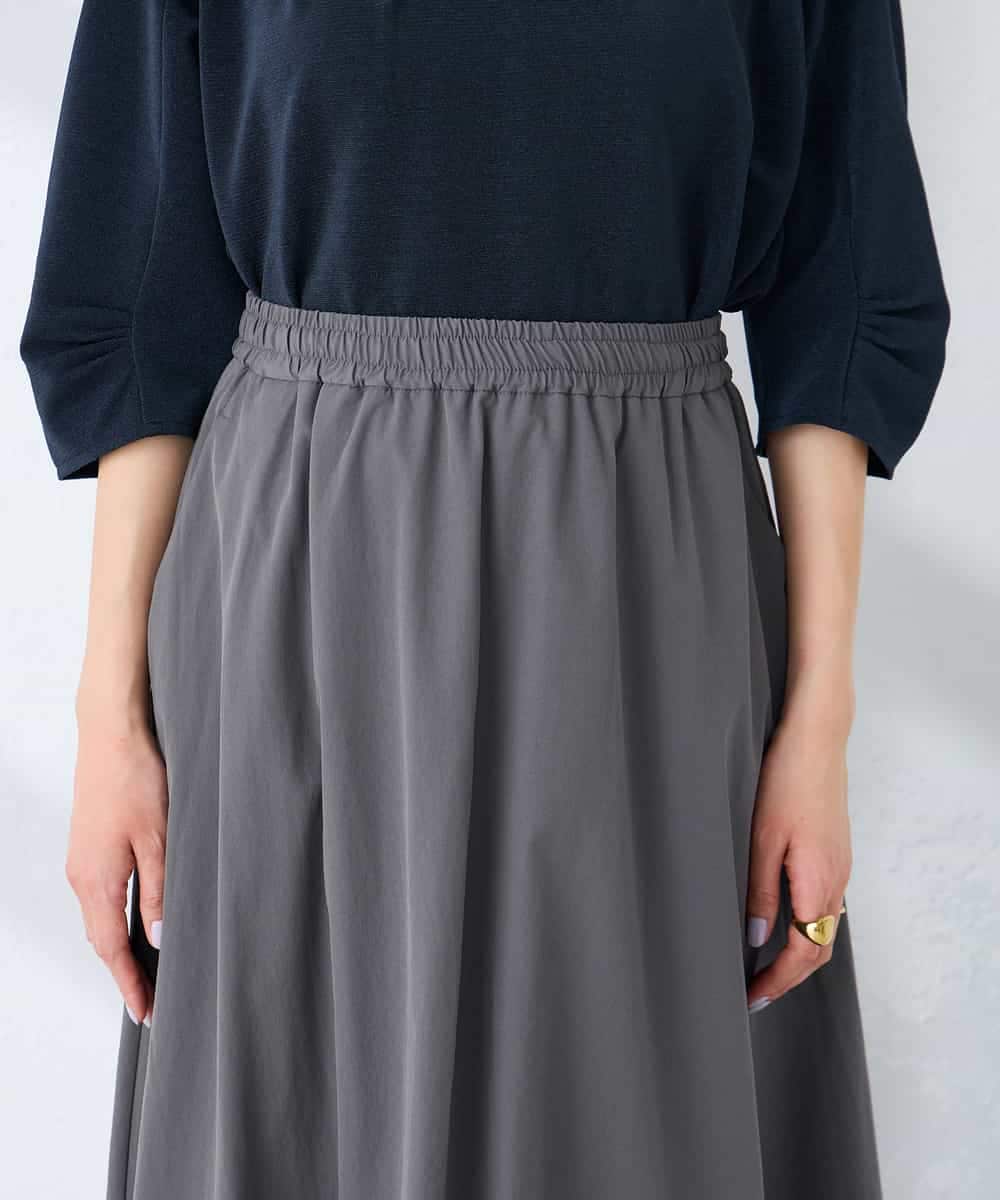 K2HFD21059 a.v.v(アー・ヴェ・ヴェ) バルーンスカート ホワイト