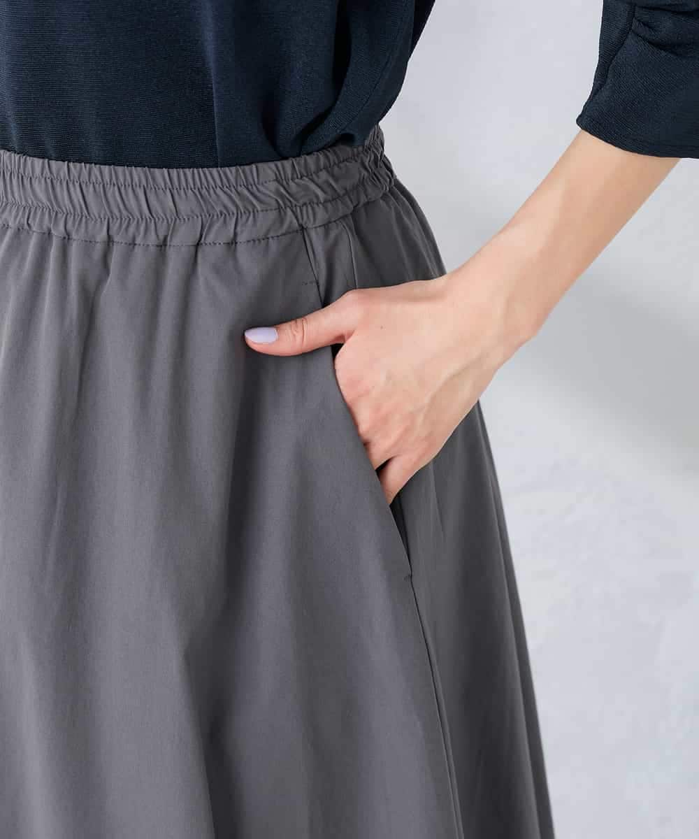 K2HFD21059 a.v.v(アー・ヴェ・ヴェ) バルーンスカート ホワイト