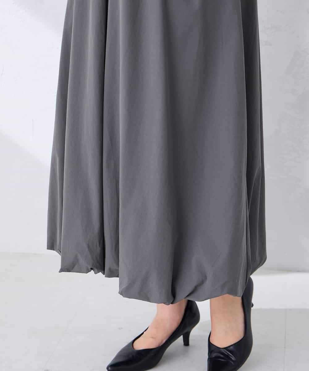 K2HFD21059 a.v.v(アー・ヴェ・ヴェ) バルーンスカート ホワイト