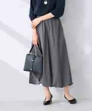 K2HFD21059 a.v.v(アー・ヴェ・ヴェ) バルーンスカート ダークグレー