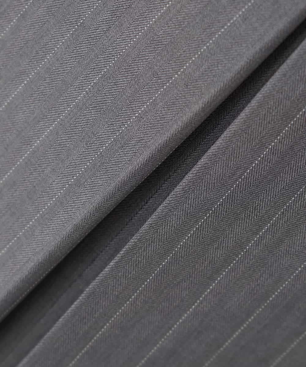 K2HFD22059 a.v.v(アー・ヴェ・ヴェ) ストライプナロースカート グレー