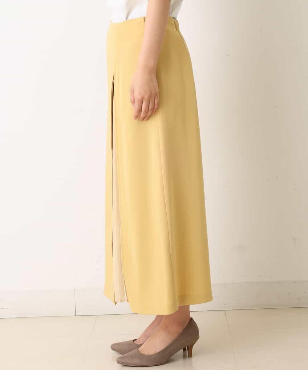 K2HFM19059 a.v.v(アー・ヴェ・ヴェ) ZIP切り替えAラインスカート マスタード