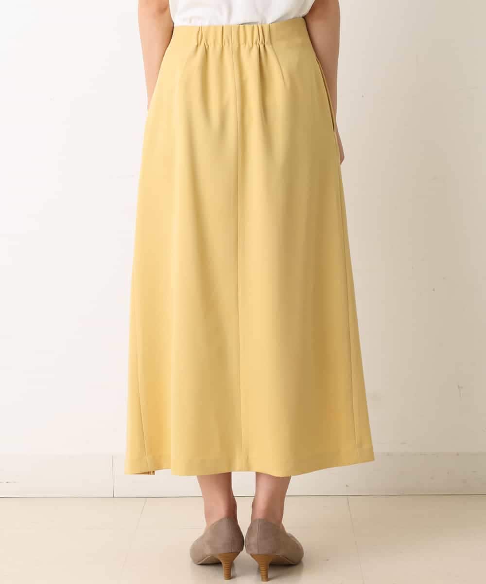 K2HFM19059 a.v.v(アー・ヴェ・ヴェ) ZIP切り替えAラインスカート マスタード