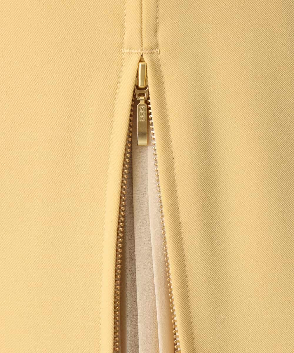 K2HFM19059 a.v.v(アー・ヴェ・ヴェ) ZIP切り替えAラインスカート マスタード